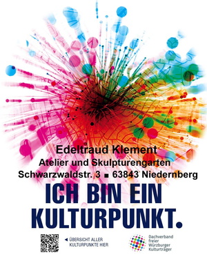 Plakat Edeltraud Klement Atelier und Skulpturengarten