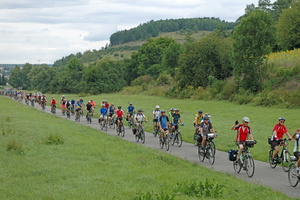 Radfahrer im Odenwald