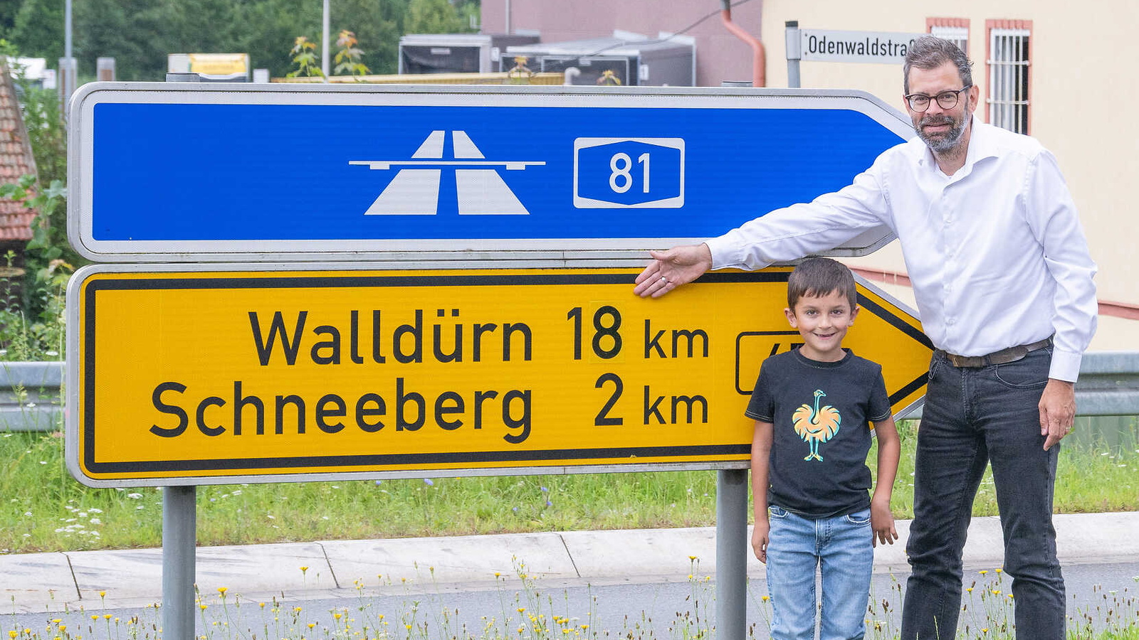 Dank aufmerksamem Schüler Hinweisschild geändert