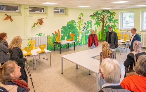 Stellvertretenden Landrat Bernd Schötterl und Erlenbachs stellvertretendem Bürgermeister Alexander Monert