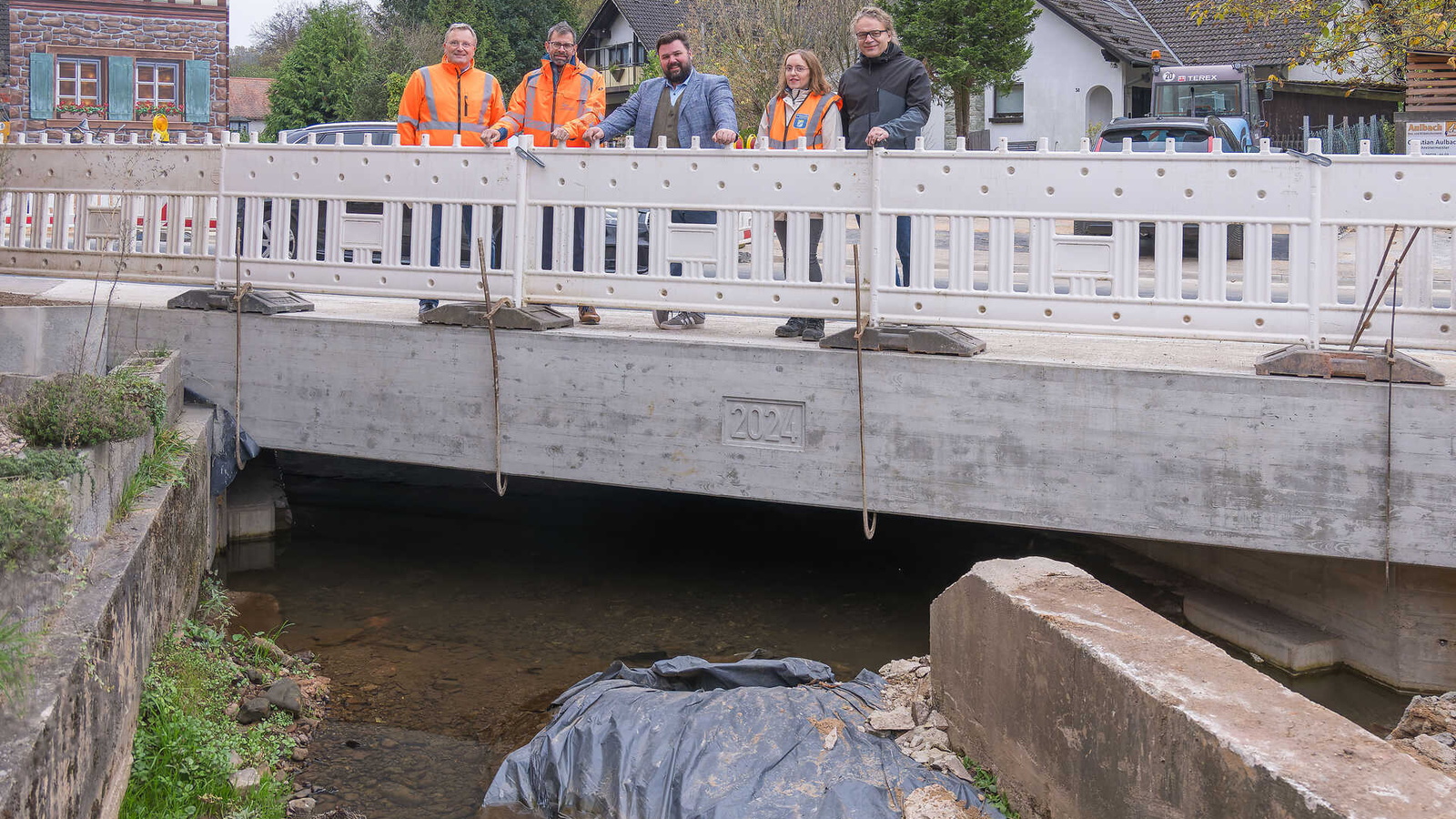 Leidersbachbrücke für eine Millionen Euro neu gebaut