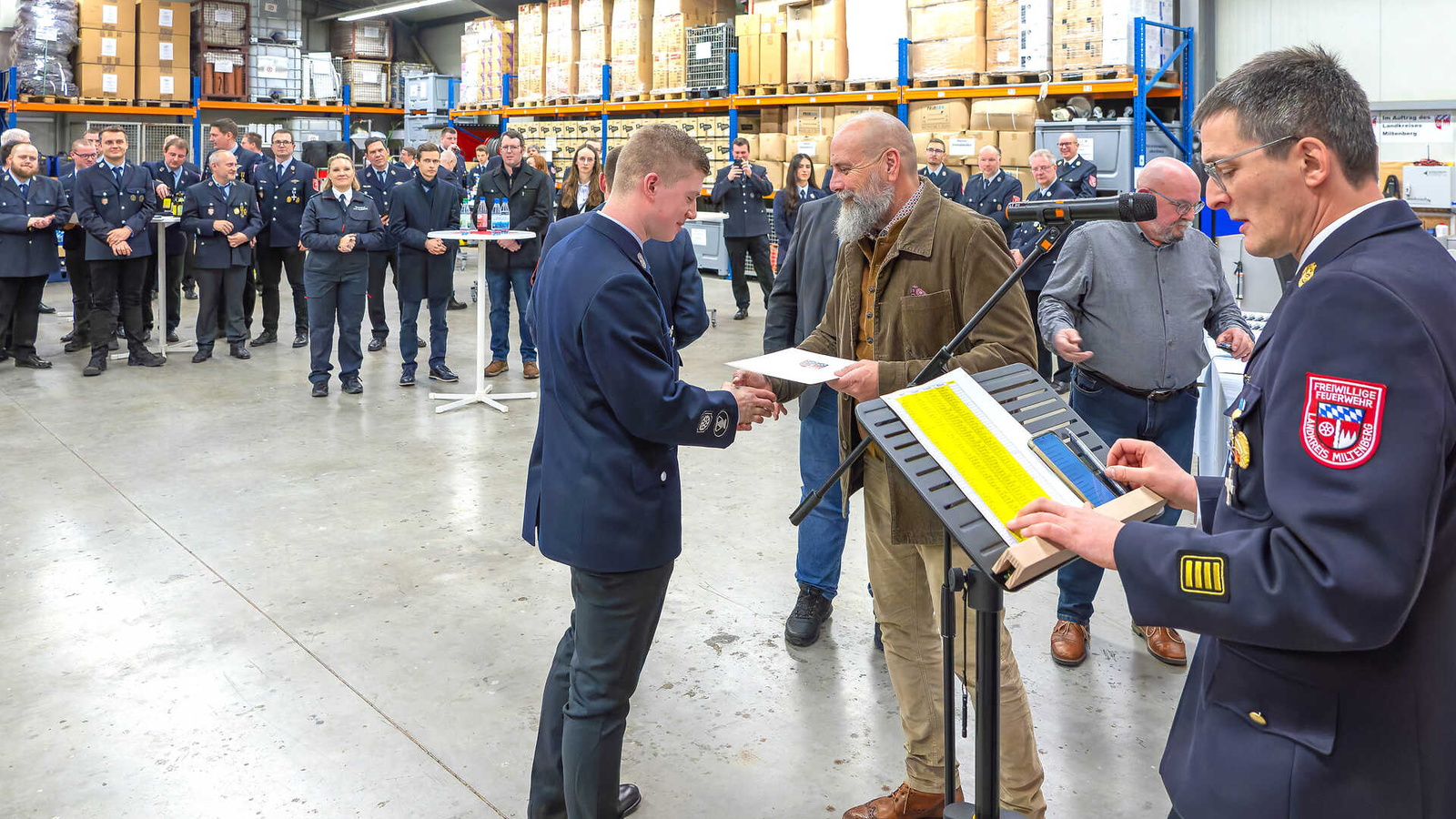 Medaillienverleihung