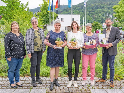 Natascha Fries und Maria Steiner sprechen für Arbeitskreis Selbsthilfe