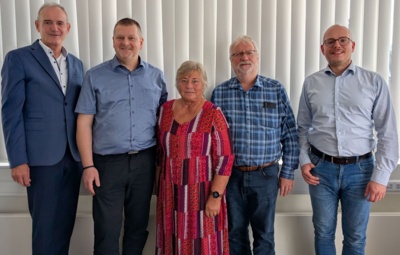 Gruppenbild des neu gewählten Vorstands der Beratungsstelle für Senioren und pflegende  Angehörige