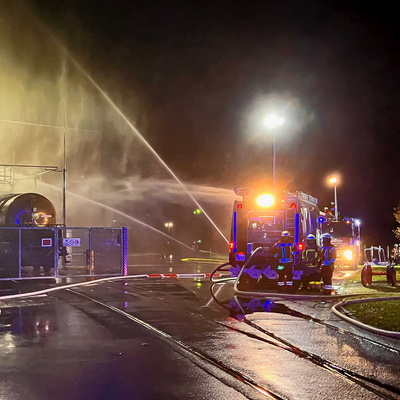 Feuerwehr im Löscheinsatz