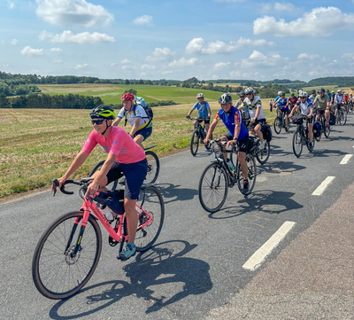 Trotz Wolkenbruchs erfolgreicher Abschluss der Drei-Länder-Radtour in Limbach